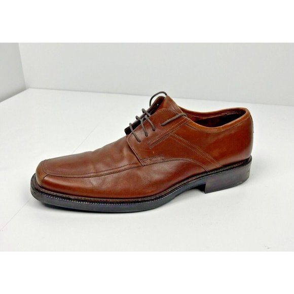 Johnston & Murphy Mens Derby Square Toe Oxford Dress Shoes Size 13 Brown Leather main image 5